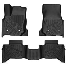 Marretoo Floor Mats for Toyota 4runner 2025 Floor Mats & Cargo Liner with Backrest Mat Full Set All Weather Protection TPE for 6th Gen 4runner Accessories(Non Hybrid EV & i-Force MAX)