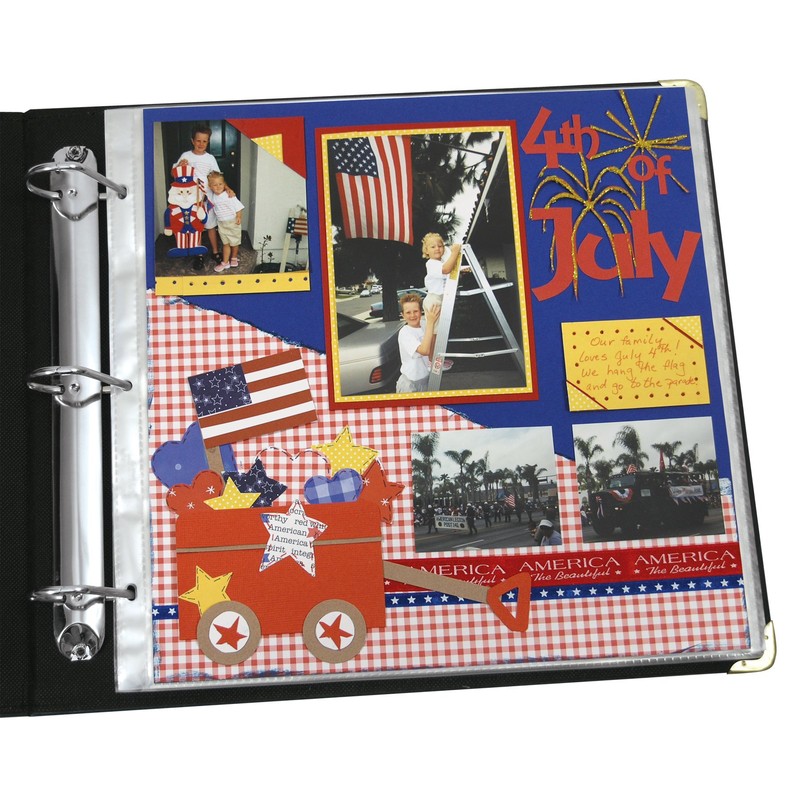 C-Line Memory Book 12 x 12 Inch Scrapbook Page Protectors,