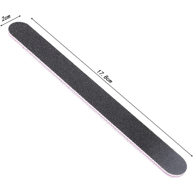 YIAGUN Nail Files Set,12PCS Professional Nail Files Double Sided Emery