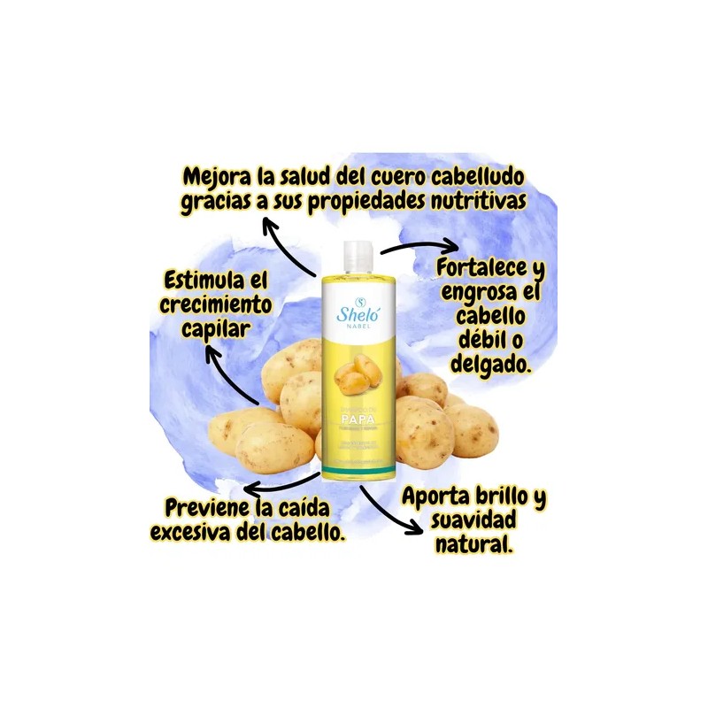 Shampoo De Papa Crece Cabello Anticaida Shelo Nabel 950ml