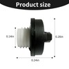 1 Pcs Black Locking Gas Cap, Fuel Tank Locks Replace,