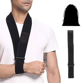 Grosion Shoulder Sling,Adjustable Sling for Arm Support,Arm Sling for Elbow Injury,Arm Sling for Shoulder Injury,Arm Strap for Wrist Wound With Storage Bag