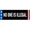 No One is Illegal Sticker Pro Immigration Immigrant Bumper Sticker