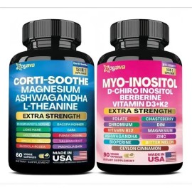 Suplemento Corti-soothe +suplemento De Inositol Myo-inositol