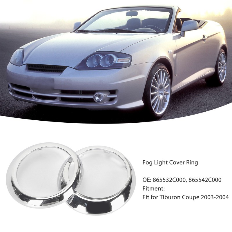 1 Pair Fog Light Cover Ring 865532C000 Left Right Fog