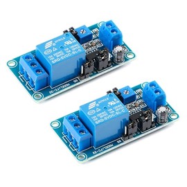 EC Buying 2Pcs DC 5V Delay Relay Module Delay Relay Switch with Timer Adjustable Potentiometer 5V 0.1S Delay Circuit Board Disconnection Connection Function for Smart Home