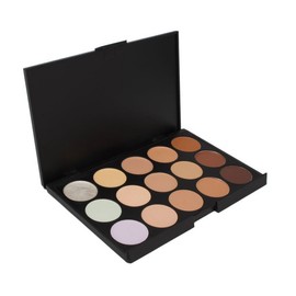 Concealer Palette 15 Colours Contouring Concealer - Corrector Palette Cover Concealer Makeup Palette, Concealer Cover Cream Camouflage Palette for Professional and Daily Use