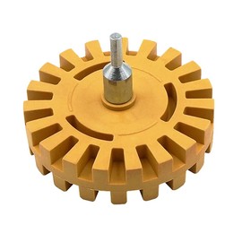 WMLBK 4'' Rubber Eraser Wheel Car Decal Remover Car Sticker Caramel Pneumatic Removal Wheel Tool Kit Wheel Decal Eraser