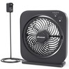 AMACOOL Table Fan, 12 inch Box Fan with 3 Adjustable