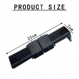 VZU Car AC Cabin Filter Cover Plate with 2 Sliders, Dust Cabin Pollen Filter Housing Flap Cover, Air Filter, Housing & Cover Compatible with VW Polo