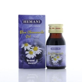 Hemani Blue Chamomile Oil (Matricaria chamomilla) 30ml | Soothing Calming Essential Oil for Relaxation, Skin & Hair Care, Promotes Serenity & Wellness, Natural Fragrance for Mindful Moments