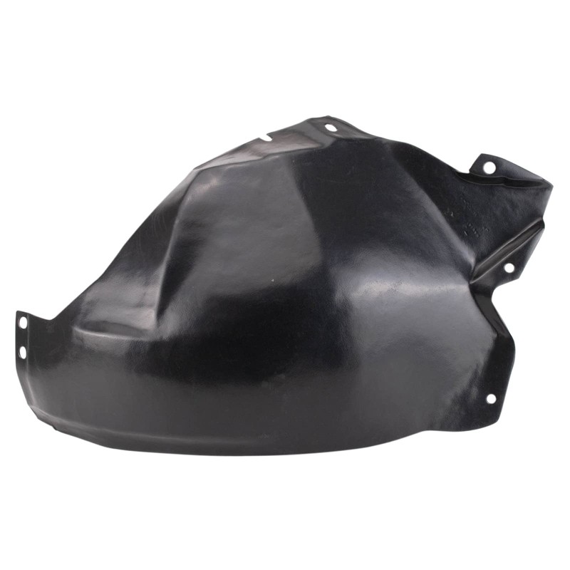 TRQ Front Left Rearward Inner Fender Liner Black Drivers Side