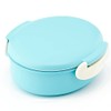 Kirsch Blute KB1 Round Lunch Box, Plain, Blue