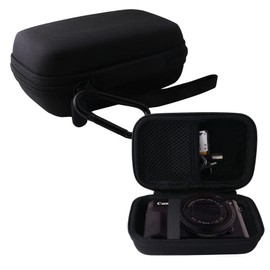 WERJIA Storage Case for Canon PowerShot G7X Mark III/G7X Mark II/G7 X Digital Camera, Black, General Hard Case