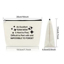 Sazuwu Farewell Gifts for Coworkers Makeup Bag Best Coworker Leaving Gifts Moving Away Going Away Retirement Gift for Team Coworker Colleague Employee Boss Work Bestie Woman Friend Cosmetic Bag
