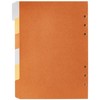 A5 Metallic 6 blank tabs index