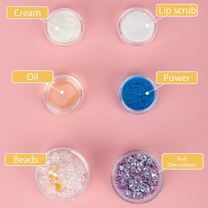 10 Gram Sample Containers with Lids, 10 Pack Sample Jars,