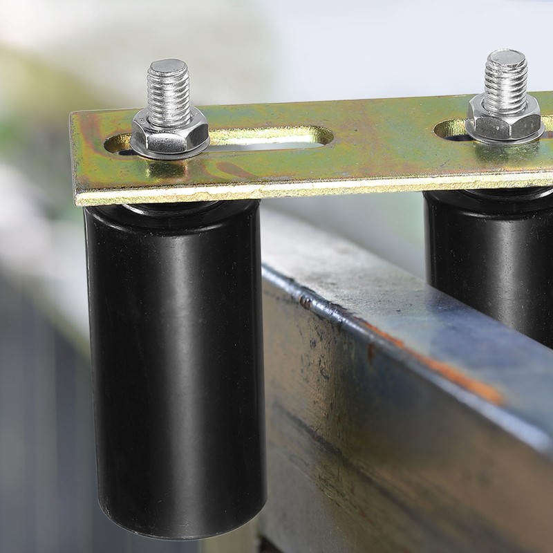 sourcing map 2Pcs Slide Gate Guide Roller, 2" Nylon Rollers