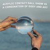 Juggle Dream 65mm Clear Acrylic Contact Juggling Ball - Transparent