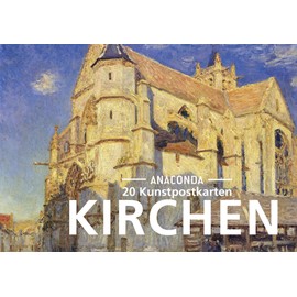 Postkarten-Set Kirchen: 20 Kunstpostkarten aus hochwertigem Karton. ca. € 0,25 pro Karte (Anaconda Postkarten, Band 26)