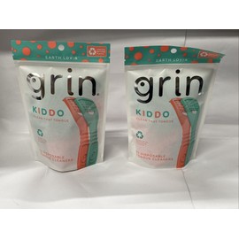 Grin 2 Pack - GRIN Kiddo Disposable Tongue Cleaners 32 Count Each