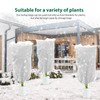 UKQRRTC 5Pcs Shrub Cover Freeze Protection Winter Drawstring Shrub Cover