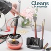 Luxe Electric Makeup Brush Cleaner Machine with Cleaning Solution -