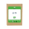 sourcing map 10Pcs #8-32 Nylon Insert Hex Lock Nuts, Carbon