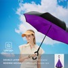 SIEPASA Spar. Saa Double Layer Inverted Umbrella with C-Shaped Handle,