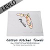 Florida Icons Dish Towel Relocation Gift Florida Housewarming Kitchen Towel