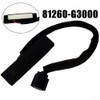 ZYWUOY Rear Tailgate Release Switch, 81260-G3000, Manual Push Button, Black,