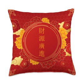 Happy Lunar New Year 2025 Gongxi Facai Chinese New Year Throw Pillow
