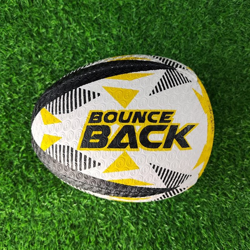 Optimum Rugby Bounce Back Solo Skills Ball - Balanced, Responsive,