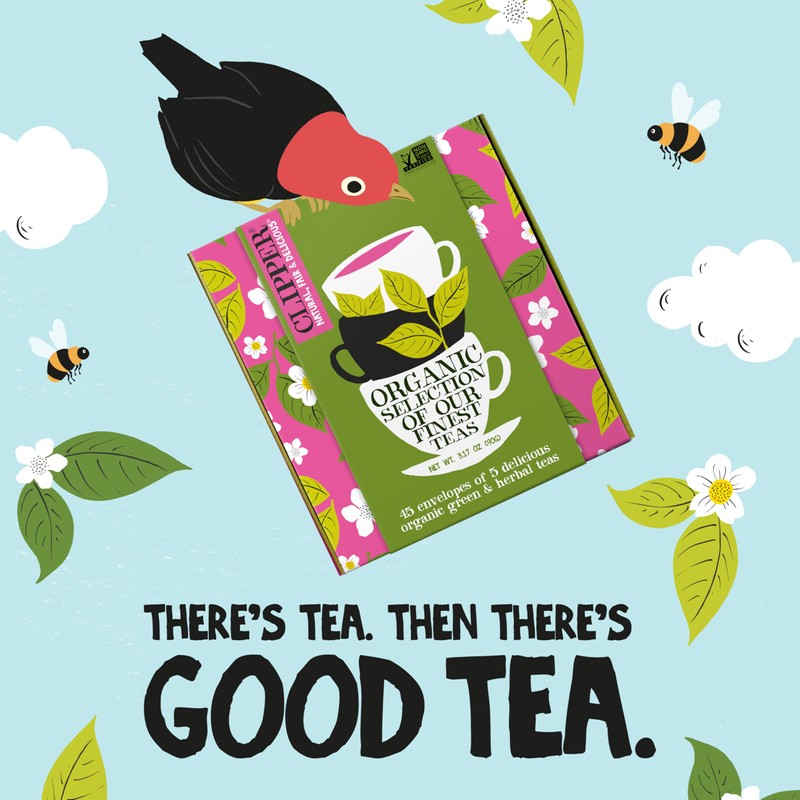 Clipper Tea: Organic Herbal & Green Tea Set, Gift Box