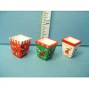 Falcon Miniature Flower Pots (3) #4130 Angels Square Falcon 1/12