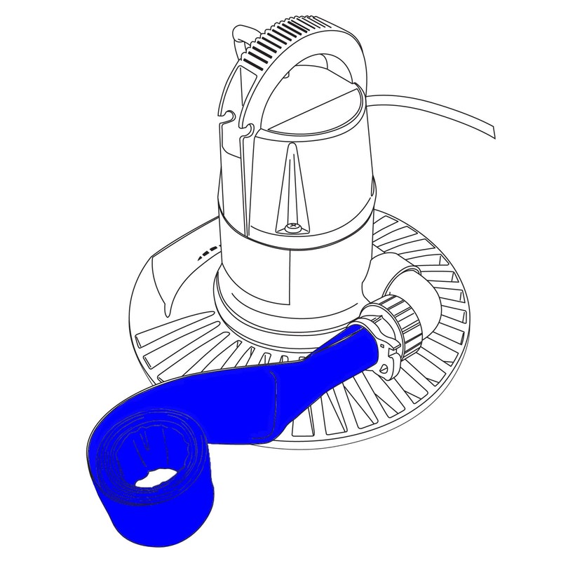 Blue Wave NW2353 Super Dredger 2450 GPH In-Ground Winter Cover