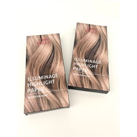 Wella Lot of 2 - Wella Foilyage Highlight Paper 100 Pre-cut Sheets each (10”x5”) New