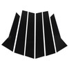 6Pcs B Pillar Posts Trim Glossy Black Exterior Window Decal