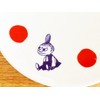 World Create Moomin Small Plate, Little My Red Dot Series
