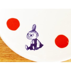 World Create Moomin Small Plate, Little My Red Dot Series 14705