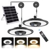 Auzev Shed Lights Solar Powered Indoor Outdoor 3000LM Pendant Light