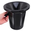 DOITOOL Black Wine Spittoon Dump Bucket with Double Handles 8.3