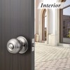 Probrico (5 Pack keyed Alike Locks, Entry Door Knobs Exterior,