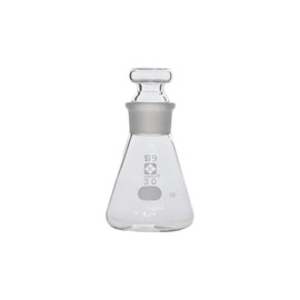 Shibata Science 010330-030A Co-Plug Triangle Flask, 1.0 fl oz (30 ml), Rose