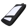 10in Black Surfboard Surfing Fin Storage Bag Durable Canvas Handbag