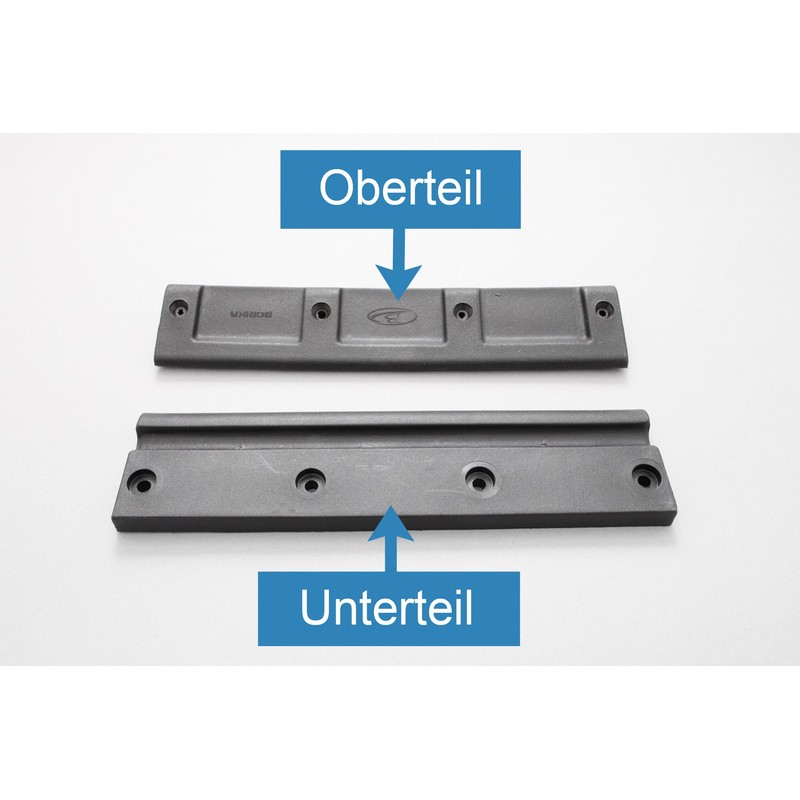 2 x Rail Holders (Grey) Sliding Seats Inflatable Boats Including