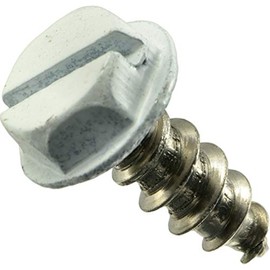 Hard-to-Find Fastener 014973187088 White Hex Head Sheet Metal Screws, 10 x 1/2, Piece-15