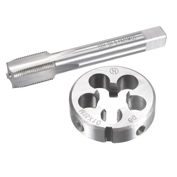 MACHSWON M15x1mm Metric Tap and Die Set,Machine Thread Screw Tap