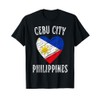 Philippines Flag Heart Cebu City City T-Shirt