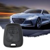 INBOLM Button Key Fob Cover Replacement,Compatible with Toyota Aygo Peugeot